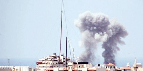  عشرات الغارات الإسرائيلية على قطاع غزة السبت