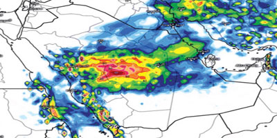 «غدق» حالة مطرية تبدأ غدًا وتستمر لمدة أسبوع 