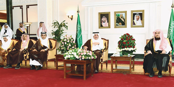  سموه خلال اللقاء