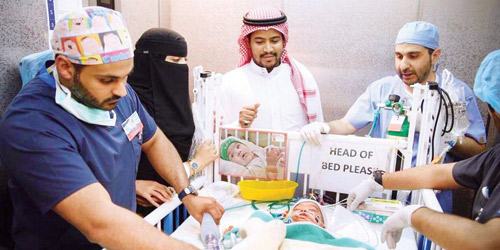 استقرار حالة التوأم السيامي السعودي «شيخة وشموخ» 