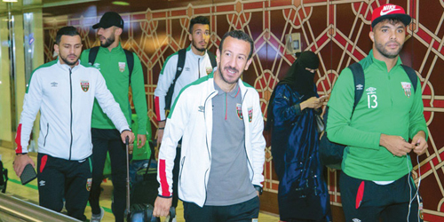 بعثة المولودية وصلت  الرياض أمس 