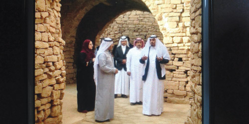  الشمري داخل قلعة مارد