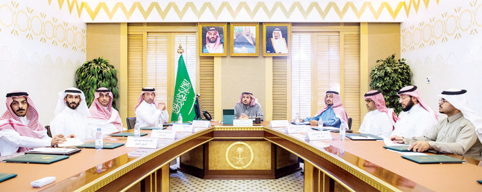  جانب من لقاء سموه بالرئيس التنفيذي لبرنامج تطوير وزارة الداخلية ومرافقيه