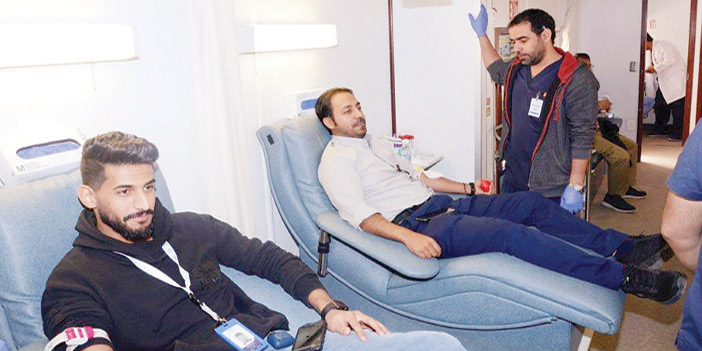 السلام لصناعة الطيران تنظم حملة التبرع بالدم لمصابي الحد الجنوبي 