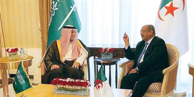 الجبير بحث مع وزير الخارجية الجزائري الموضوعات المشتركة 