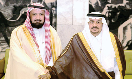  طارق الرميح مع سمو أمير الرياض