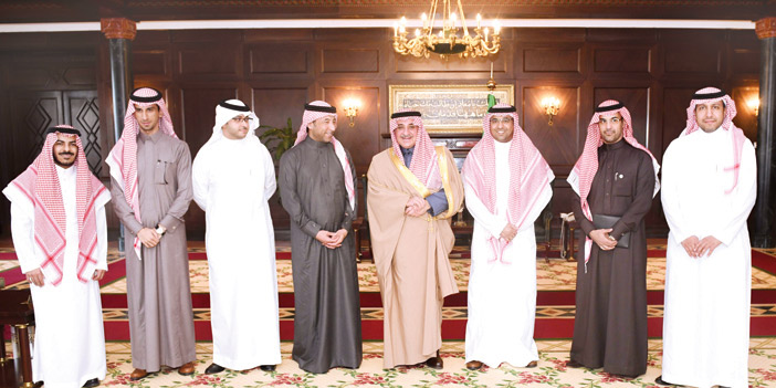  سموه خلال اللقاء