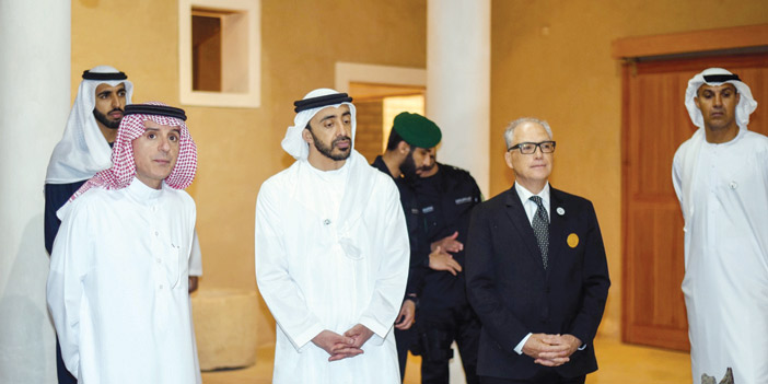  الجبير يصحب الشيخ عبدالله بن زايد وزير الخارجية الإماراتي في جولة على الدرعية ضمن فعاليات فورمولا E