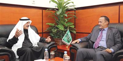 عقد اجتماع بين رئيس هيئة الصحفيين السعوديين ونظيرة  الموريتاني 