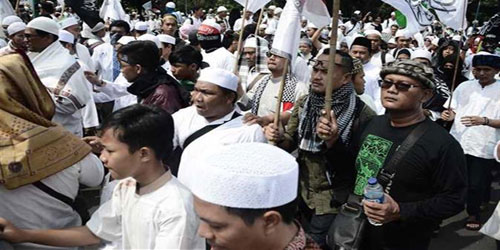 مسيرات في جاكرتا ضد تعامل الصين مع مسلمي «الويغور» 