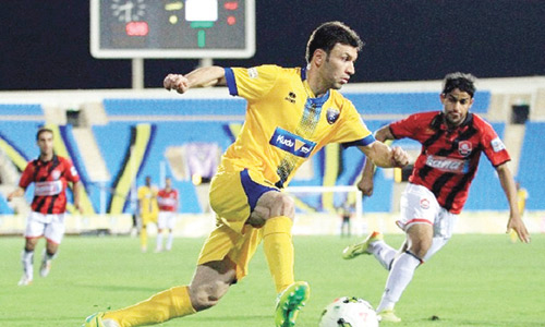  الرائد والتعاون في ديربي الفوز ولا غيره