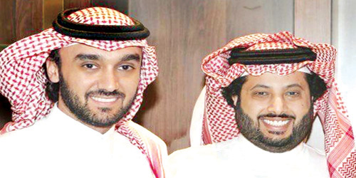  الأمير عبدالعزيز بن تركي وتركي آل الشيخ