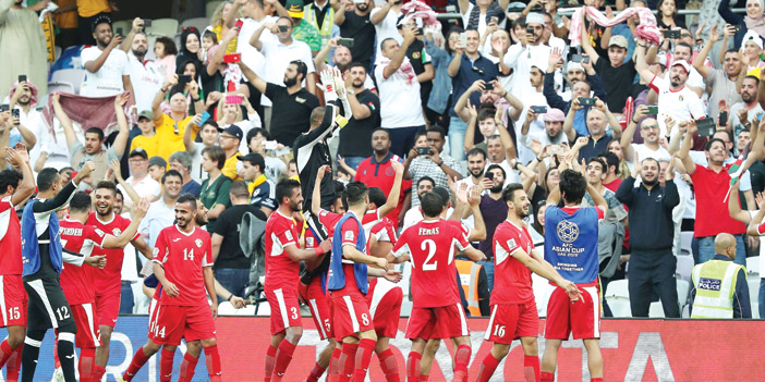  المنتخب الأردني حقق الفوز على حامل اللقب
