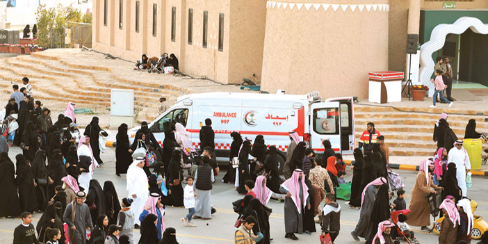 الهلال الأحمر السعودي يتلقى 788 حالة طارئة لزوار الجنادرية 
