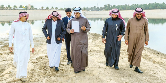  معاينة عدد من المسطحات من قبل الفريق المشترك