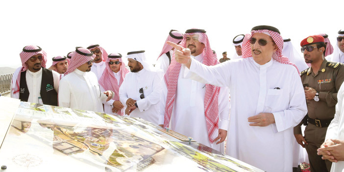  الأمير محمد بن ناصر يتفقد المشاريع الجاري تنفيذها