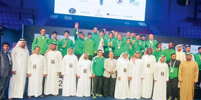 الكاراتيه السعودي ينتزع بطولة غرب آسيا 