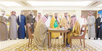 الأمير فيصل بن مشعل يشهد توقيع مذكرة تفاهم بين مجلس الشباب وكليات القصيم الأهلية 