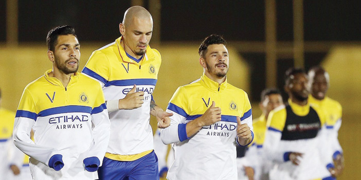  مايكون في تدريب النصر أمس