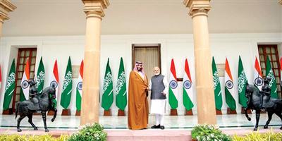 ولي العهد ورئيس الوزراء الهندي يبحثان آفاق التعاون الثنائي وتطورات الأحداث الإقليمية والدولية 