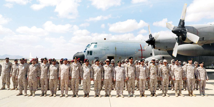  جانب من وصول القوات البحرية السعودية الى السودان