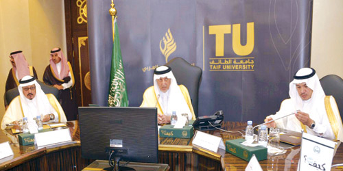  سموه خلال ترؤسه الاجتماع