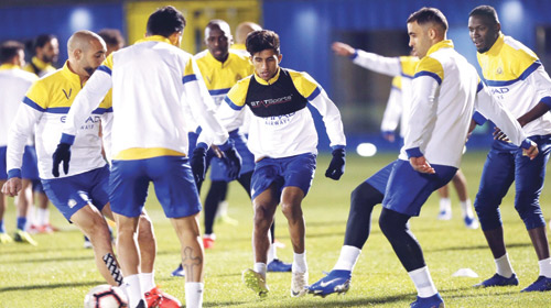  لقطة من تدريب النصر