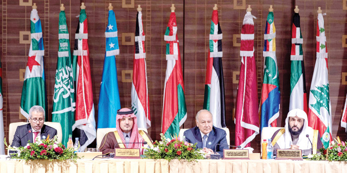  سمو وزير الداخلية مترئساً اجتماع مجلسي وزراء الداخلية والعدل العرب