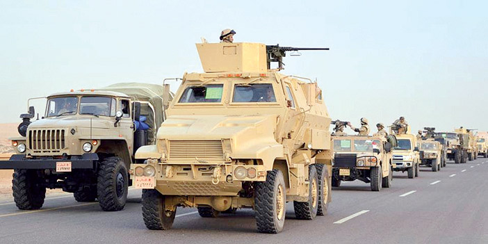  مدرعات وآليات الجيش المصري في سيناء