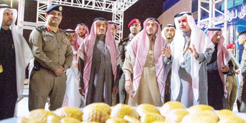   من زيارة سموه لمهرجان الكليجا الحادي عشر ببريدة