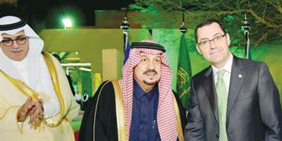 أمير منطقة الرياض يشرّف حفل سفارة أيرلندا 