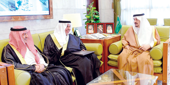  أمير منطقة الرياض يستقبل رئيس الهيئة العامة للولاية على أموال القاصرين