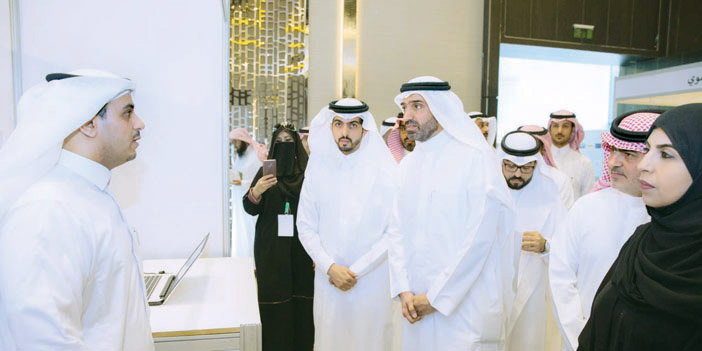  جانب من الفعاليات بحضور وزير العمل