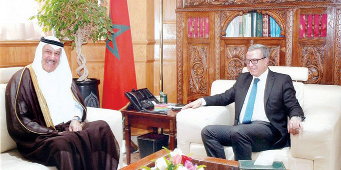 السفير الغريري يتباحث مع وزير العدل المغربي 