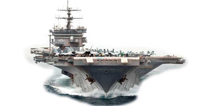 USS Abraham Lincoln.. قوة ضاربة في وجه الخصوم 