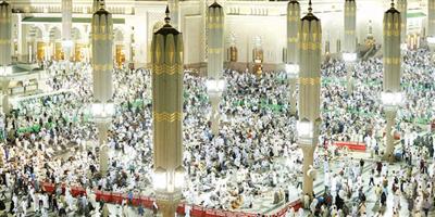 3 ملايين مصلٍّ بالمسجد النبوي خلال النصف الأول من رمضان 