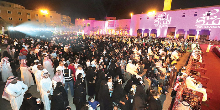  من فعاليات الاحتفال بعيد الفطر في منطقة قصر الحكم في الرياض