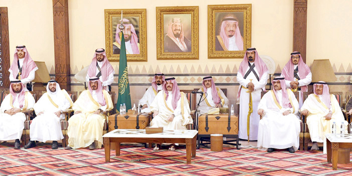  جانب من استقبالات أمير منطقة عسير