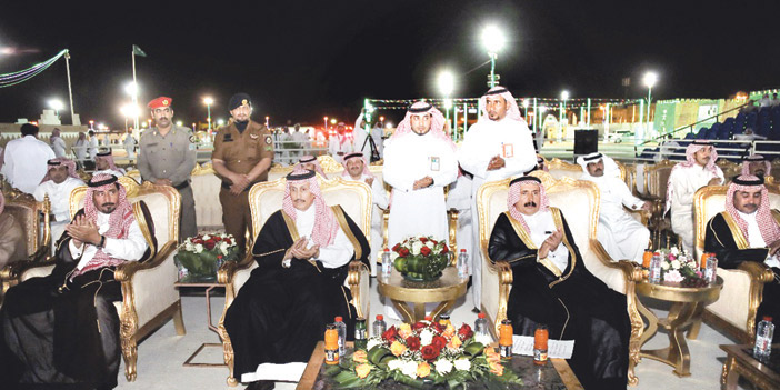  محافظ طبرجل أثناء الحفل