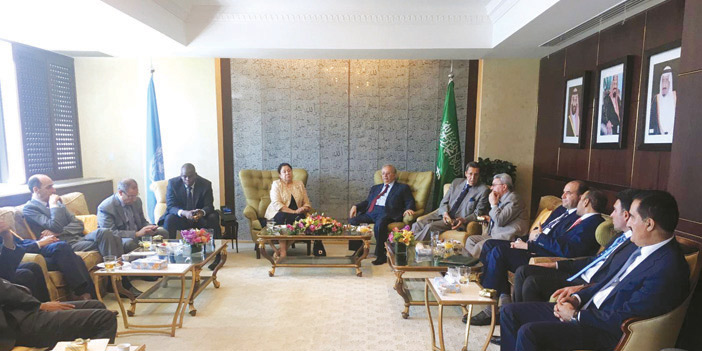 وفد المملكة الدائم يقيم حفل معايدة للوفود العربية والإسلامية لدى الأمم المتحدة 