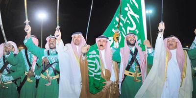 أهالي البكيرية يحتفلون بعيد الفطر بالعرضة السعودية وفعاليات الأسرة والطفل 