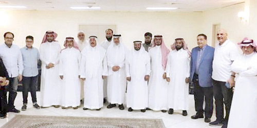  عدد من حضور حفل المعايدة