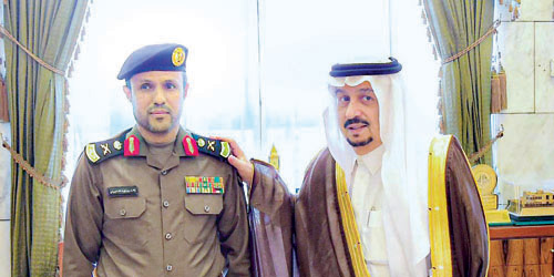 أمير منطقة الرياض يقلِّد المهيني رتبة لواء 