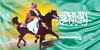 صورة عبية (فرس الملك عبدالعزيز) فوق أعلى قمة بالعالم 