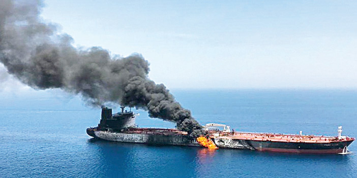  ناقلة النفط التي تم استهدافها في خليج عمان