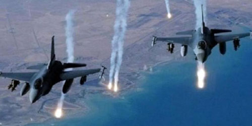 التحالف يستهدف مواقع مليشيا الحوثي في حجة 