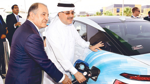  الناصر خلال تدشين المحطة