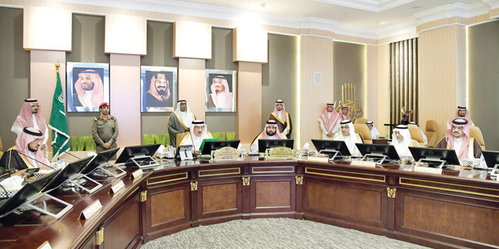  سموه خلال ترؤسه للاجتماع