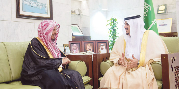  الأمير محمد بن عبدالرحمن مستقبلا اللواء السبيعي
