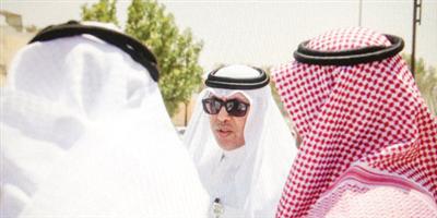 أمين منطقة الجوف يتابع أعمال مشروع طريق الملك سعود 